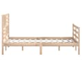 Miniatyrbillede 6 af 10: Sengeramme 140x200 cm massivt træ - Sengeramme - Sengerammer - Home & Living