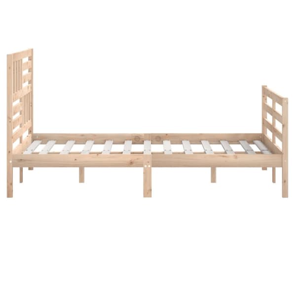 Sengeramme 140x200 cm massivt træ - Sengeramme - Sengerammer - Home & Living