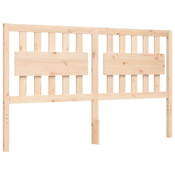 Sengeramme med sengegavl 160x200 cm massivt træ - Sengeramme - Sengerammer - Home & Living