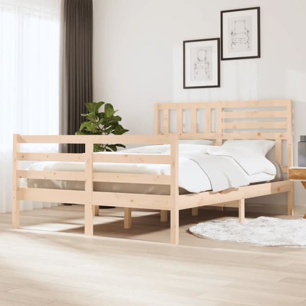 Sengeramme 120x200 cm massivt træ - Sengeramme - Sengerammer - Home & Living