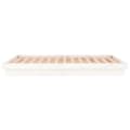 Miniatyrbillede 9 af 11: Sengeramme med LED-lys 120x200 cm massivt træ hvid - Sengeramme - Sengerammer - Home & Living