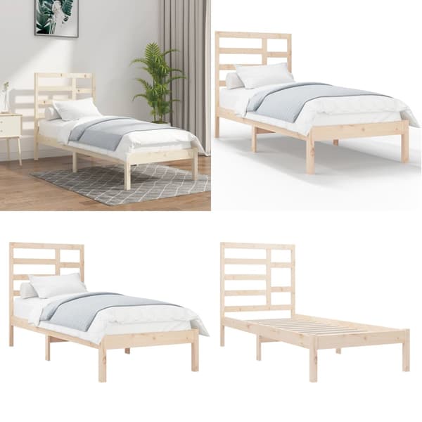 Sengeramme 90x200 cm massivt træ - Sengeramme - Sengerammer - Home & Living