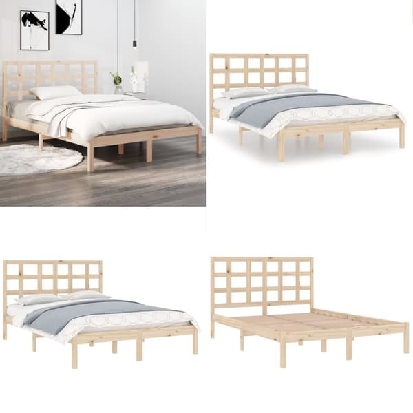 Sengeramme 120x200 cm massivt træ - Sengeramme - Sengerammer - Home & Living