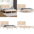 Miniatyrbillede 1 af 7: Sengeramme 140x200 cm massivt fyrretræ - Sengeramme - Sengerammer - Home & Living