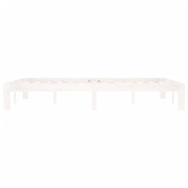Sengeramme 140x200 cm massivt fyrretræ hvid - Sengeramme - Sengerammer - Home & Living