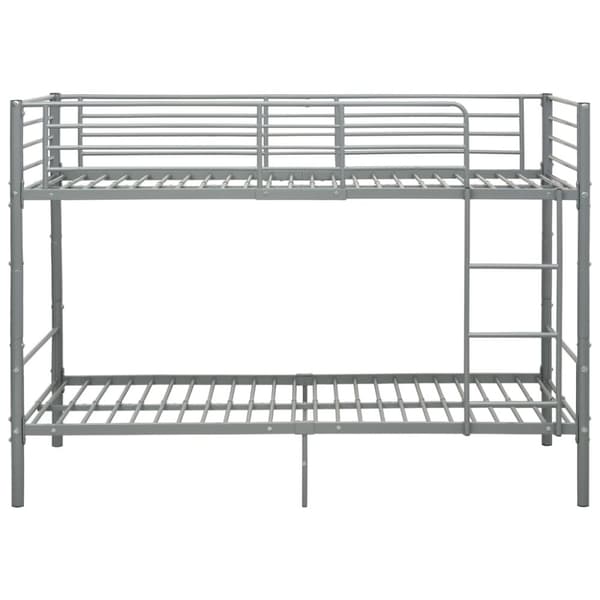 Våningssäng grå metall 90x200 cm - Säng - Sängar - Home & Living