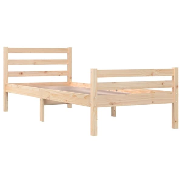 Sengeramme 90x200 cm massivt træ - Sengeramme - Sengerammer - Home & Living