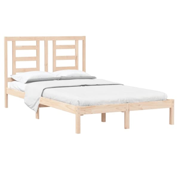 Sengeramme 120x200 cm massivt fyrretræ - Sengeramme - Sengerammer - Home & Living