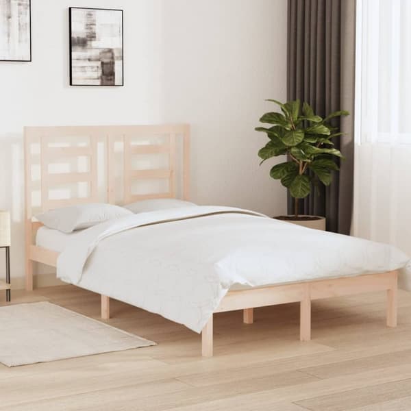 Sengeramme 120x200 cm massivt fyrretræ - Sengeramme - Sengerammer - Home & Living