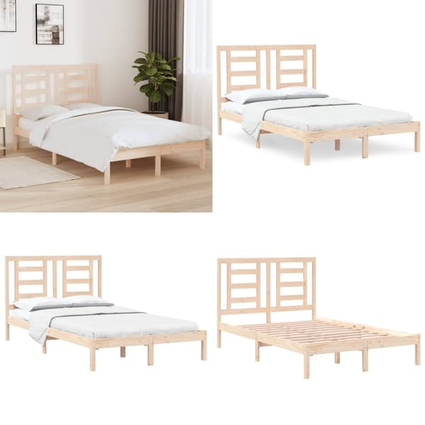 Sengeramme 120x200 cm massivt fyrretræ - Sengeramme - Sengerammer - Home & Living