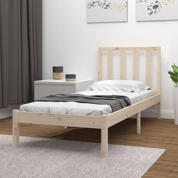 Sengeramme 90x190 cm massivt fyrretræ - Sengeramme - Sengerammer - Home & Living