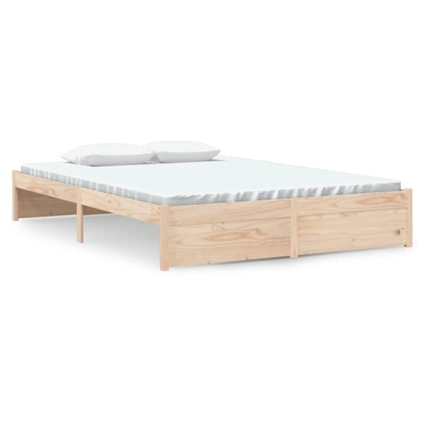 Sengeramme 140x190 cm massivt træ - Sengeramme - Sengerammer - Home & Living