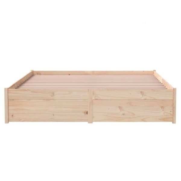 Sengeramme 140x190 cm massivt træ - Sengeramme - Sengerammer - Home & Living