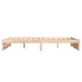 Miniatyrbillede 7 af 11: Sengeramme 140x190 cm massivt træ - Sengeramme - Sengerammer - Home & Living