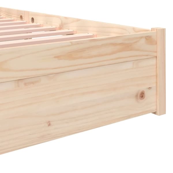 Sengeramme 140x190 cm massivt træ - Sengeramme - Sengerammer - Home & Living