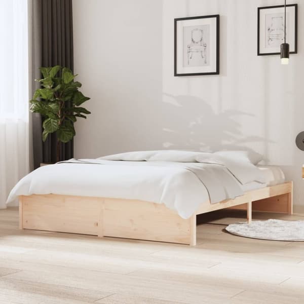 Sengeramme 140x190 cm massivt træ - Sengeramme - Sengerammer - Home & Living