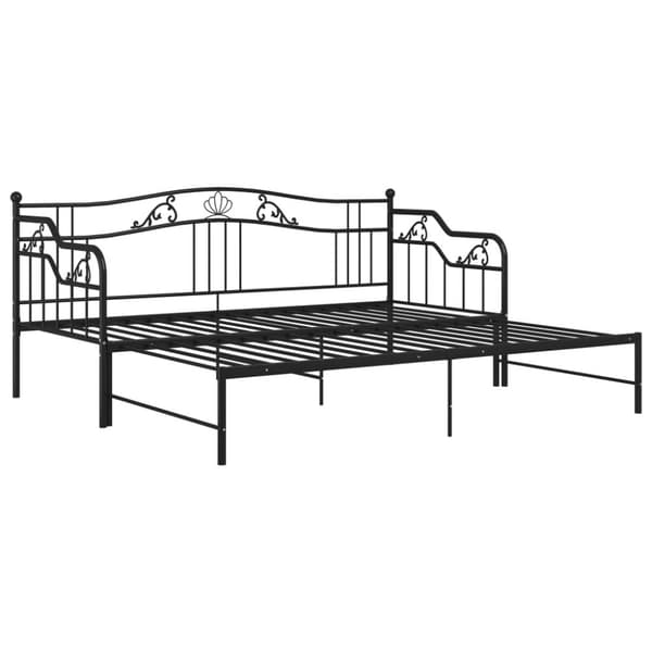 Vuodesohvan runko musta metalli 90x200 cm - Vuodesohvan Runko - Vuodesohvan Rungot - Home & Living