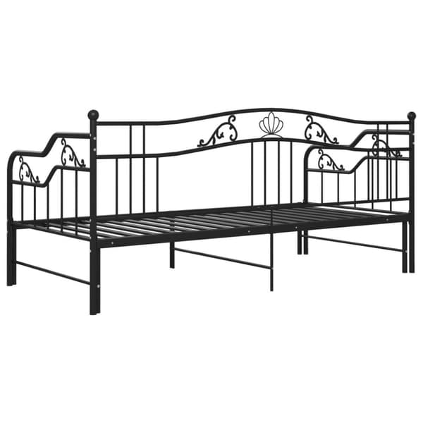 Vuodesohvan runko musta metalli 90x200 cm - Vuodesohvan Runko - Vuodesohvan Rungot - Home & Living