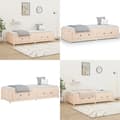 Miniatyrbillede 1 af 11: Daybed 90x190 cm Single massivt fyrretræ - Daybed - Daybeds - Home & Living