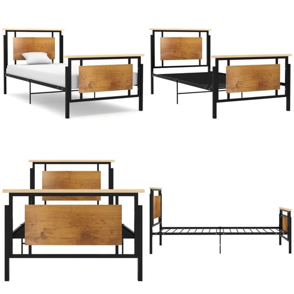 Sängynrunko metalli 90x200 cm - Sängynrunko - Sängynrungot - Home & Living