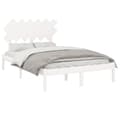 Miniatyrbillede 4 af 7: Sengeramme 120x190 cm Small Double massivt træ hvid - Sengeramme - Sengerammer - Home & Living
