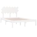 Miniatyrbillede 5 af 7: Sengeramme 120x190 cm Small Double massivt træ hvid - Sengeramme - Sengerammer - Home & Living