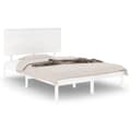 Miniatyrbillede 3 af 7: Sengeramme 120x190 cm Small Double massivt træ hvid - Sengeramme - Sengerammer - Home & Living