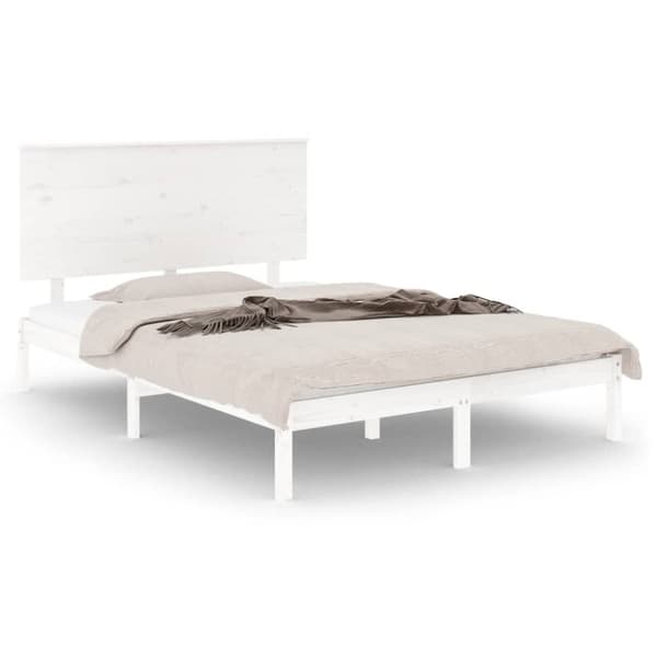 Sengeramme 120x190 cm Small Double massivt træ hvid - Sengeramme - Sengerammer - Home & Living