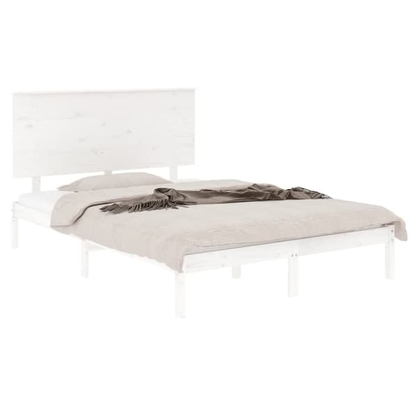 Sengeramme 120x190 cm Small Double massivt træ hvid - Sengeramme - Sengerammer - Home & Living