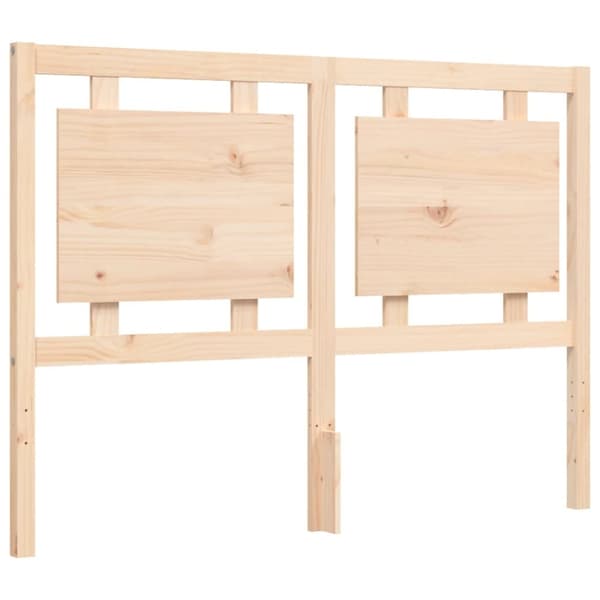 Sengeramme med sengegavl 140x190 cm massivt træ - Sengeramme - Sengerammer - Home & Living