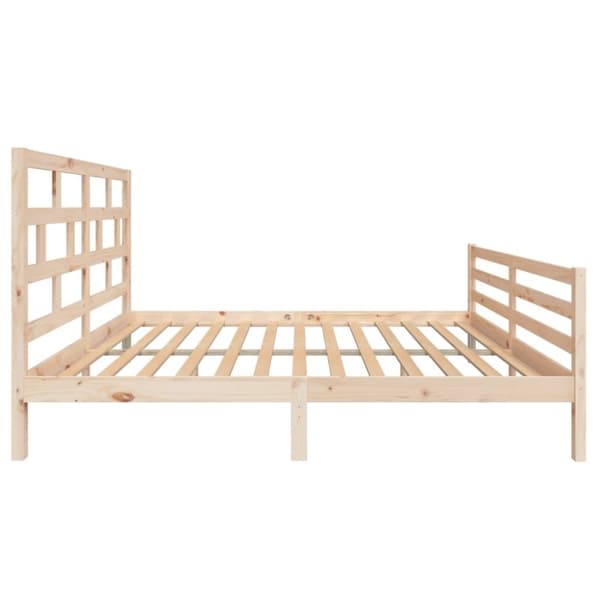 Sängram massiv furu 160x200 cm - Sängram - Sängramar - Home & Living