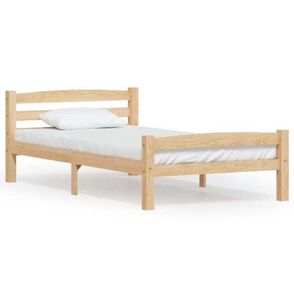 Sängram massiv furu 100x200 cm - Sängram - Sängramar - Home & Living