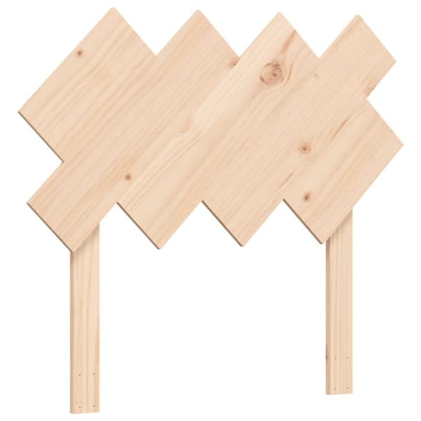 Sengeramme med sengegavl 90x200 cm massivt træ - Sengeramme - Sengerammer - Home & Living