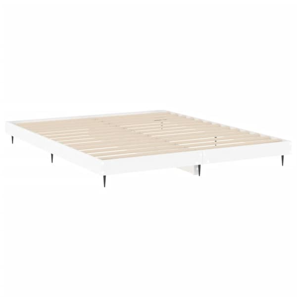 Sengestel 120x200 cm konstrueret træ hvid - Sengeramme - Sengerammer - Home & Living