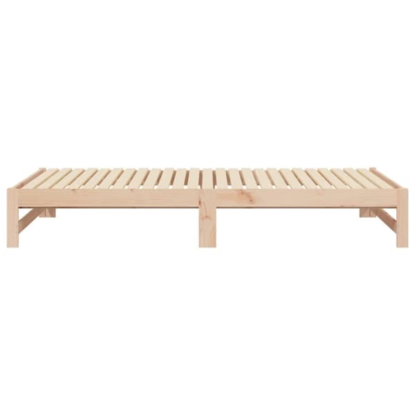 Daybed med udtræk 2x(80x200) cm massivt fyrretræ - Daybed - Daybeds - Home & Living