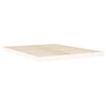 Miniatyrbillede 5 af 9: Sengeramme 150x200 cm kingsize massivt fyrretræ hvid - Sengestel - Sengeramme - Home & Living