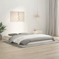 Miniatyrbillede 2 af 9: Sengeramme 150x200 cm kingsize massivt fyrretræ hvid - Sengestel - Sengeramme - Home & Living