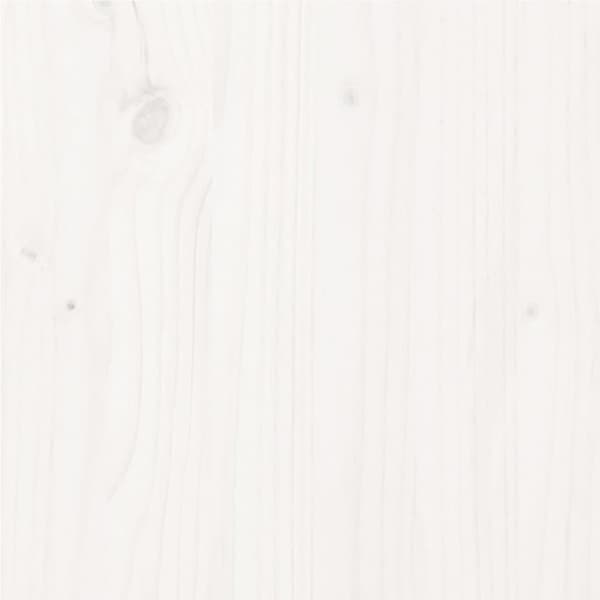 Sengeramme 90x200 cm massivt fyrretræ hvid - Sengeramme - Sengerammer - Home & Living