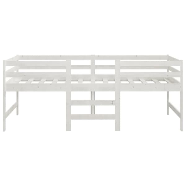 Sengeramme 90x200 cm massivt fyrretræ hvid - Sengeramme - Sengerammer - Home & Living