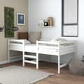 Miniatyrbillede 2 af 7: Sengeramme 90x200 cm massivt fyrretræ hvid - Sengeramme - Sengerammer - Home & Living
