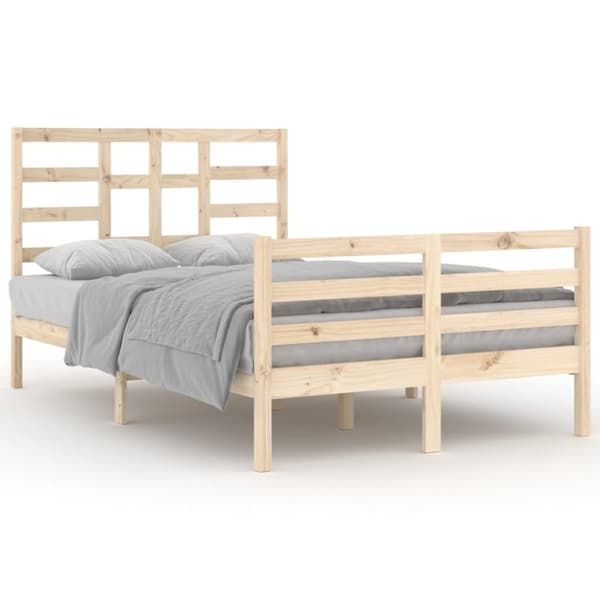Sengeramme 120x200 cm massivt træ - Sengeramme - Sengerammer - Home & Living