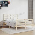 Miniatyrbillede 2 af 7: Sengeramme 120x200 cm massivt træ - Sengeramme - Sengerammer - Home & Living