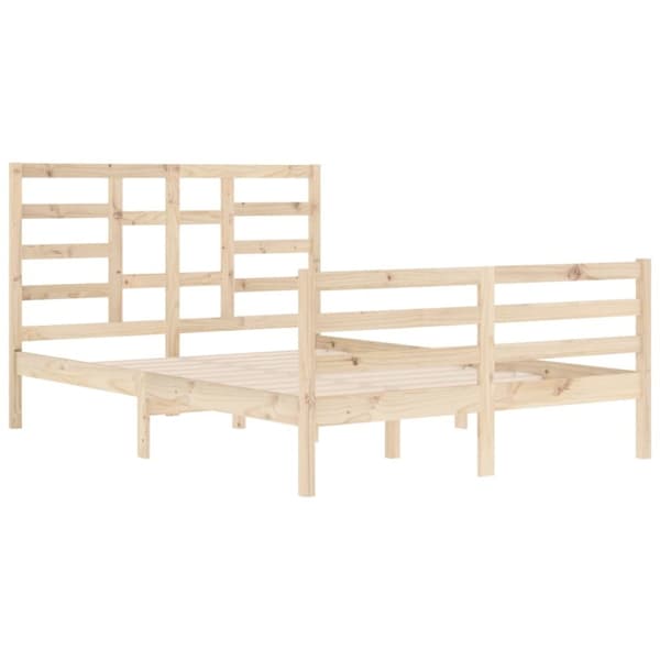 Sengeramme 140x200 cm massivt træ - Sengeramme - Sengerammer - Home & Living