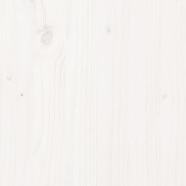 Sengeramme 90x200 cm massivt fyrretræ hvid - Sengeramme - Sengerammer - Home & Living