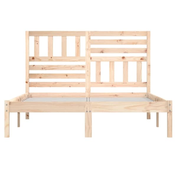 Sängynrunko 120x190 cm Small Double täysi mänty - Sängynrunko - Sängynrungot - Home & Living