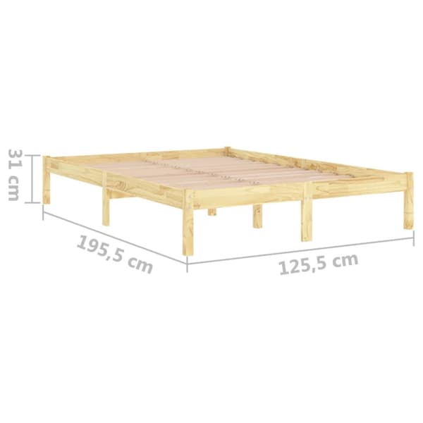 Sengeramme 120x190 cm massivt træ - Sengestel - Sengeramme - Home & Living