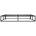 Miniatyrbillede 5 af 8: Sengestel 200x200 cm metal sort - Sengestel - Sengeramme - Home & Living