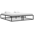 Miniatyrbillede 2 af 8: Sengestel 200x200 cm metal sort - Sengestel - Sengeramme - Home & Living