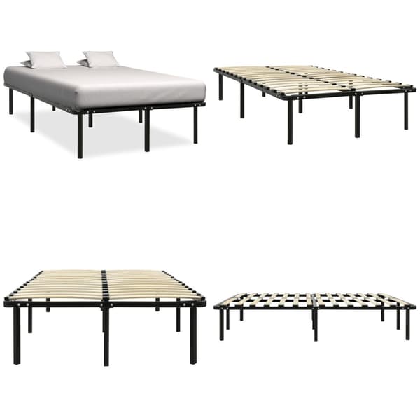 Sengestel 160x200 cm metal sort - Sengeramme - Sengerammer - Home & Living