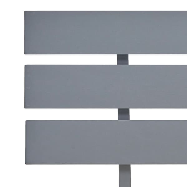 Sengestel massivt fyrretræ 120 x 200 cm grå - Sengestel - Sengeramme - Home & Living